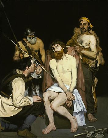 Edouard Manet Die Verspottung Christi oil painting image